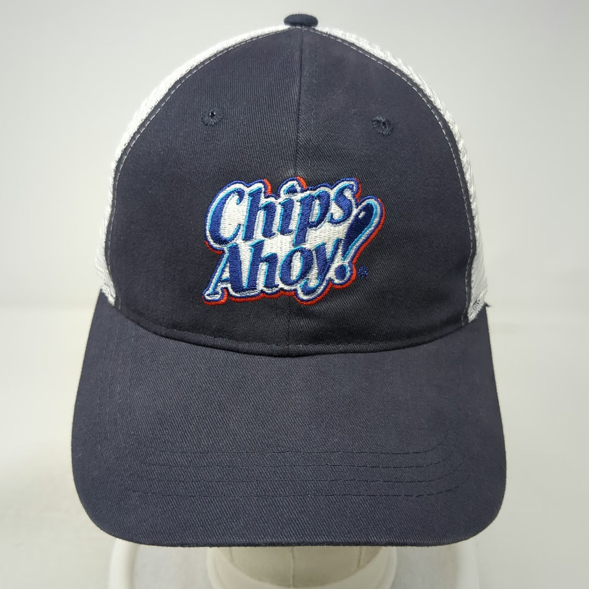 Cap America Chips Ahoy Blue One Size Trucker Hat Mesh Snapback Embroidery Food