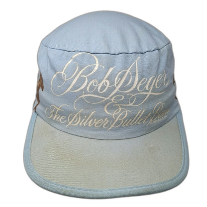 Dorfman Pacific Army Cap Blue One Size Bob Seger Silver Bullet Band Horse Hat