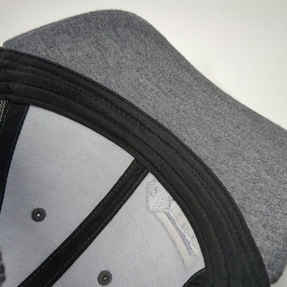 Cap America Baseball Cap Gray One Size Mesh Back Slideback Boise Turn Key Hat