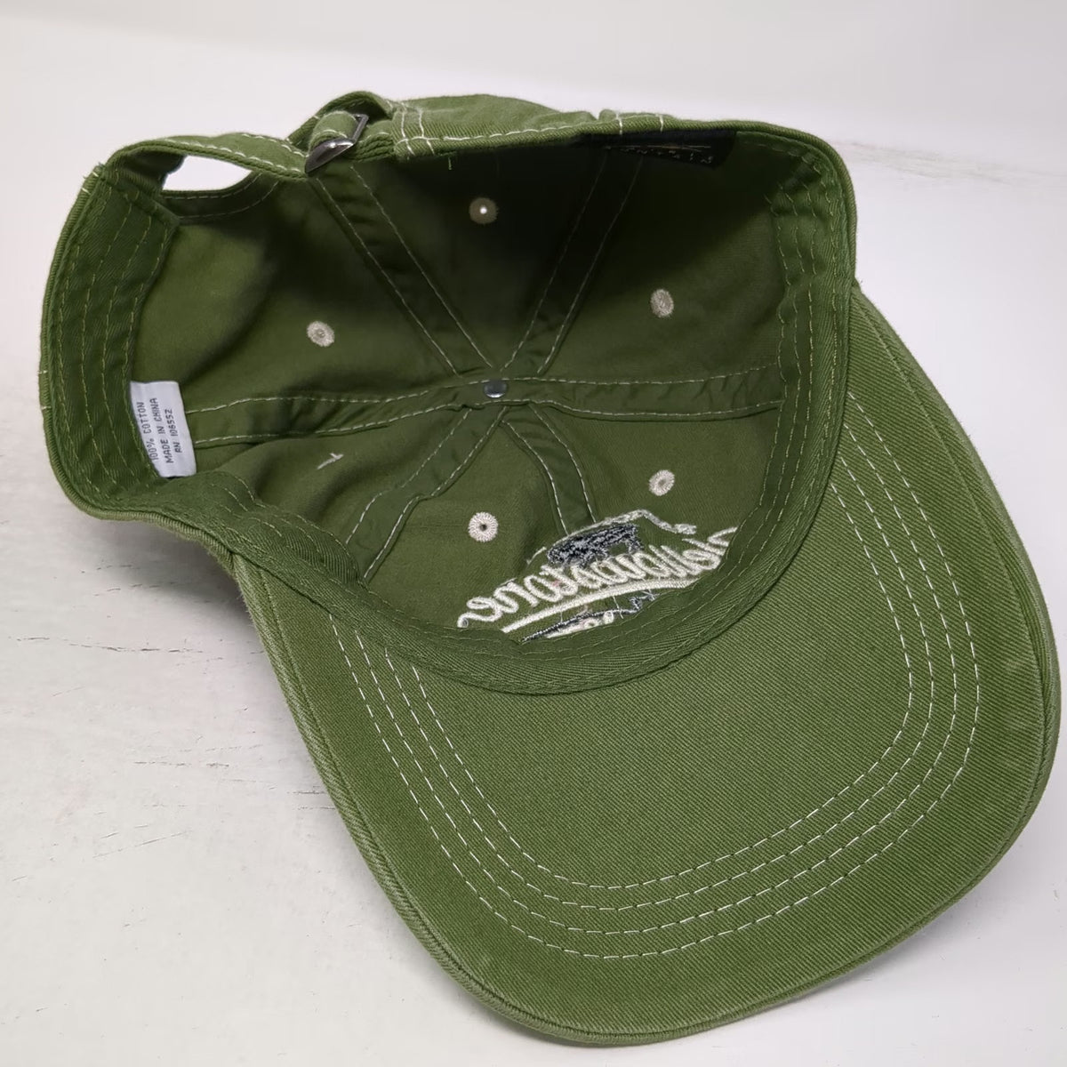 Prairie Mountain Baseball Cap Green One Size Yellowstone National Park Bison Hat