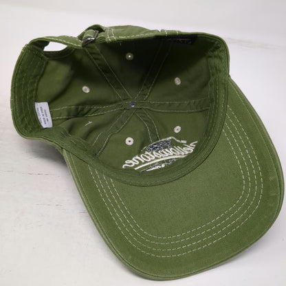 Prairie Mountain Baseball Cap Green One Size Yellowstone National Park Bison Hat