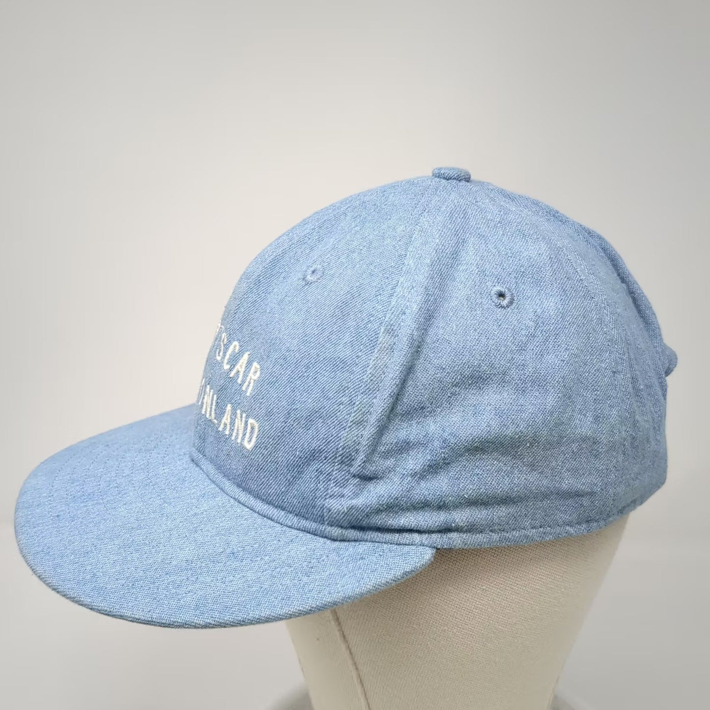 Overcrest Sportscar Vacationland Baseball Cap Hat Blue Denim One Size Adjustable