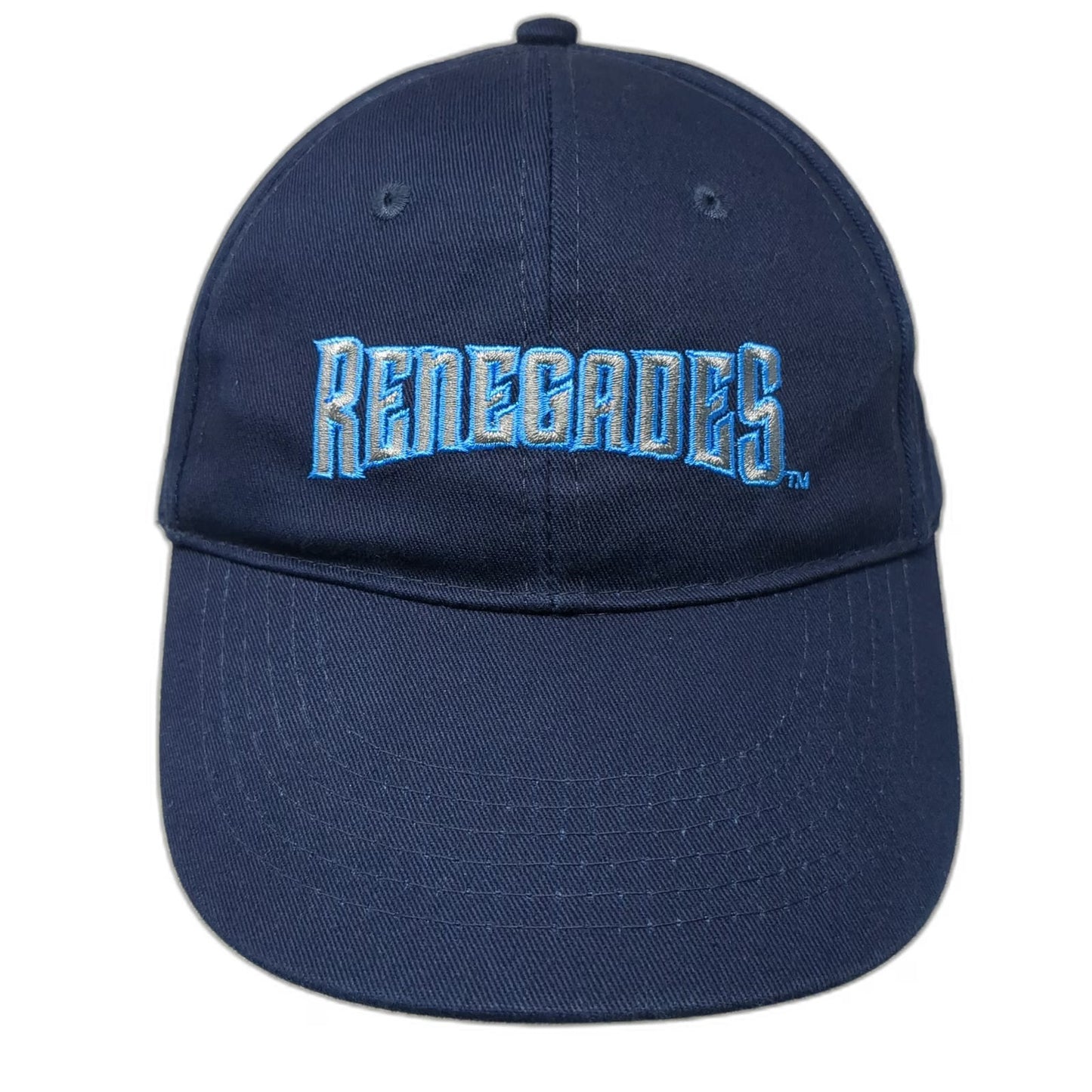 bwm Global Baseball Cap Blue One Size Strapback Renegades Logo Embroidery Hat