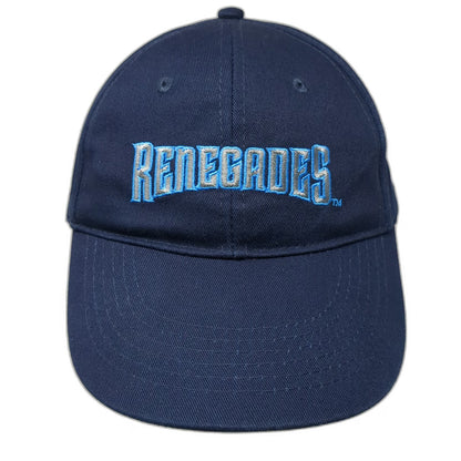 bwm Global Baseball Cap Blue One Size Strapback Renegades Logo Embroidery Hat