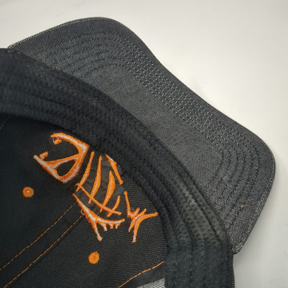 G. Loomis Baseball Cap Black Orange One Size Fish Skeleton Strapback Fishing Hat