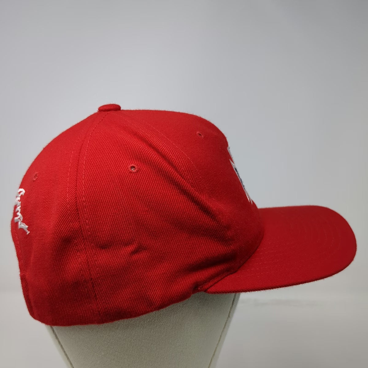 Yupoong Snapback Red Hat One Size West Coast Choppers Jesse James Iron Cross