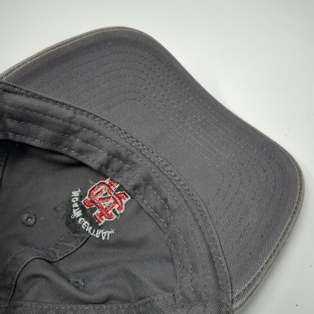 Legacy North Central College NCAA Gray Baseball Cap OSFM Interlocking Logo Hat