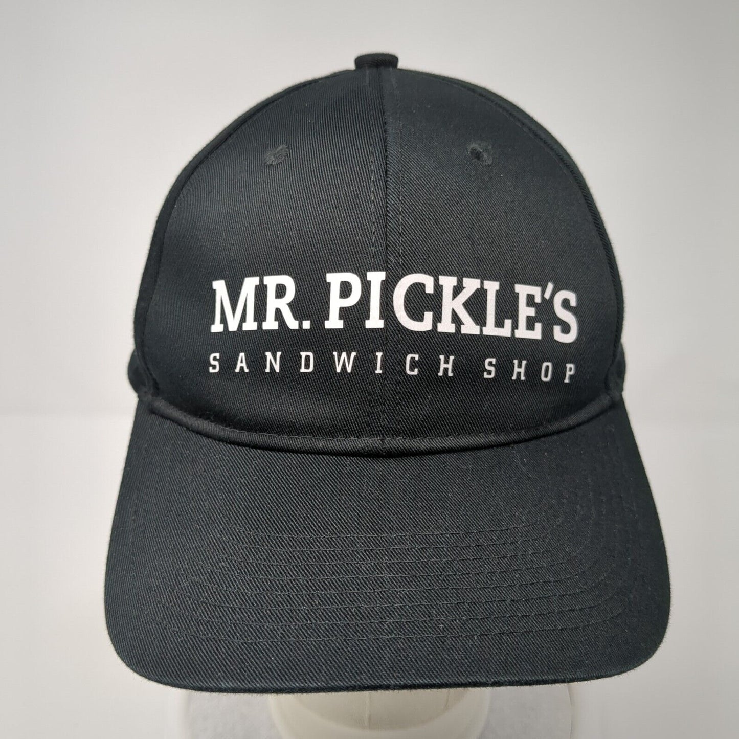 Mr. Pickle's Sandwich Shop Slideback Hat Black One Size Adjustable