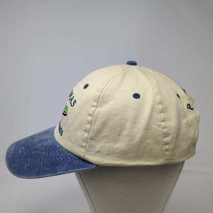 Baseball Cap Beige Blue One Size St Thomas US Virgin Islands Paradise Hat