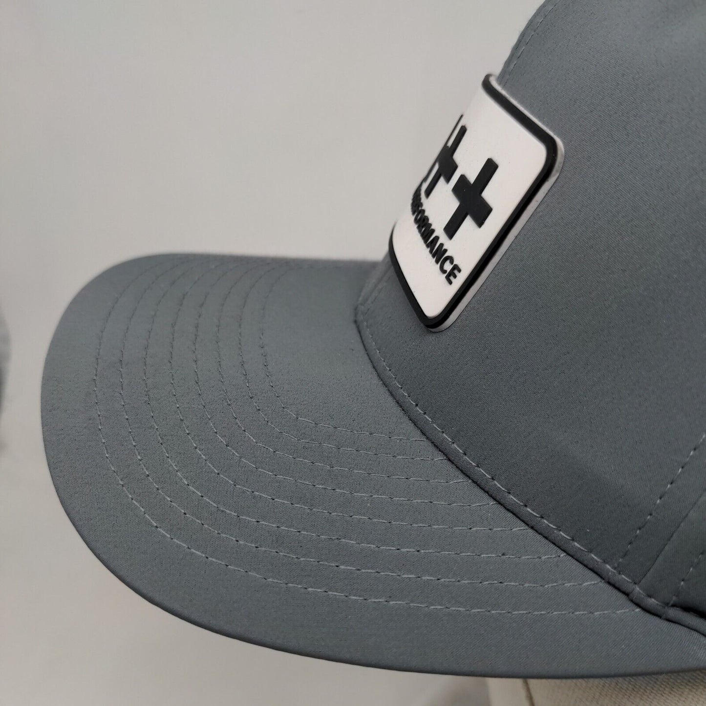 Add 2 Performance Snapback Hat Gray One Size Laser Cut Branded Bills