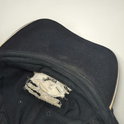 Hit Wear Baseball Cap Black One Size Skeleton Baffles Railroad Slideback Hat