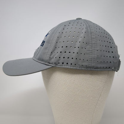 Pacific Headwear Baseball Cap Gray One Size Perforated Greater Lawrence Row Hat