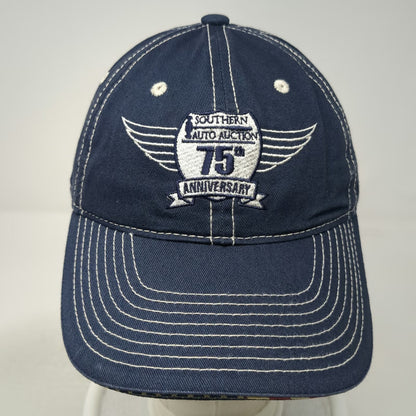 Outdoor Cap Blue One Size Baseball Cap Southern Auto Auction 75 Anniversary Hat