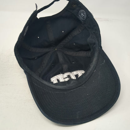TCU Horned Frogs NCAA '47 Cap Black White One Size OS Slideback Hat Logo Cotton