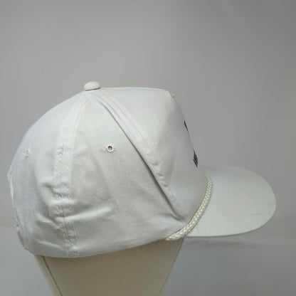 L/A Headwear 5 Panel White One Size Virginia Lottery Green Rope Snapback Hat