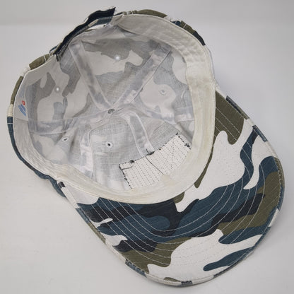 Crystal Beach Texas Strapback Baseball Cap Multicolor One Size Adjustable Camo
