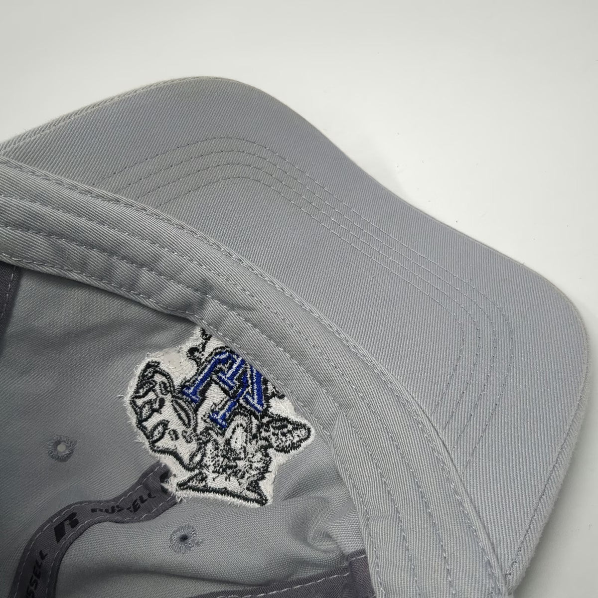 Kentucky Wildcats NCAA Russell Gray One Size Cap Slideback Embroidered Logo