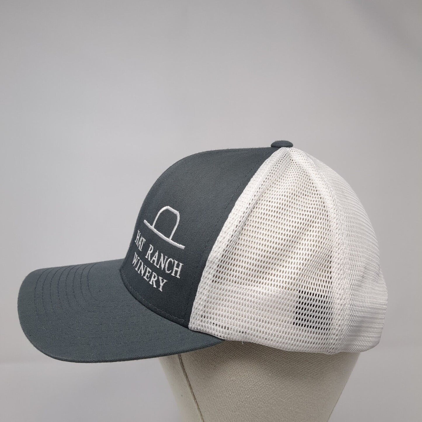 Hat Ranch Winery Snapback Trucker Hat Gray OS Adjustable 110F Pacific Headwear