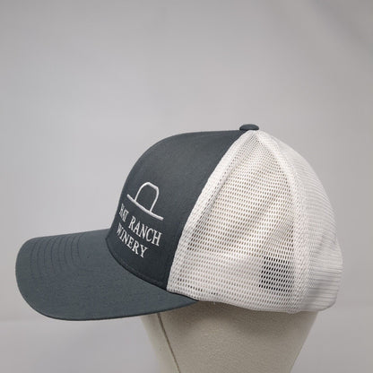 Hat Ranch Winery Snapback Trucker Hat Gray OS Adjustable 110F Pacific Headwear