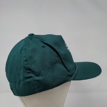 Crap Happens In The Underground Snapback Hat Green OSFA Adjustable Rope Yupoong