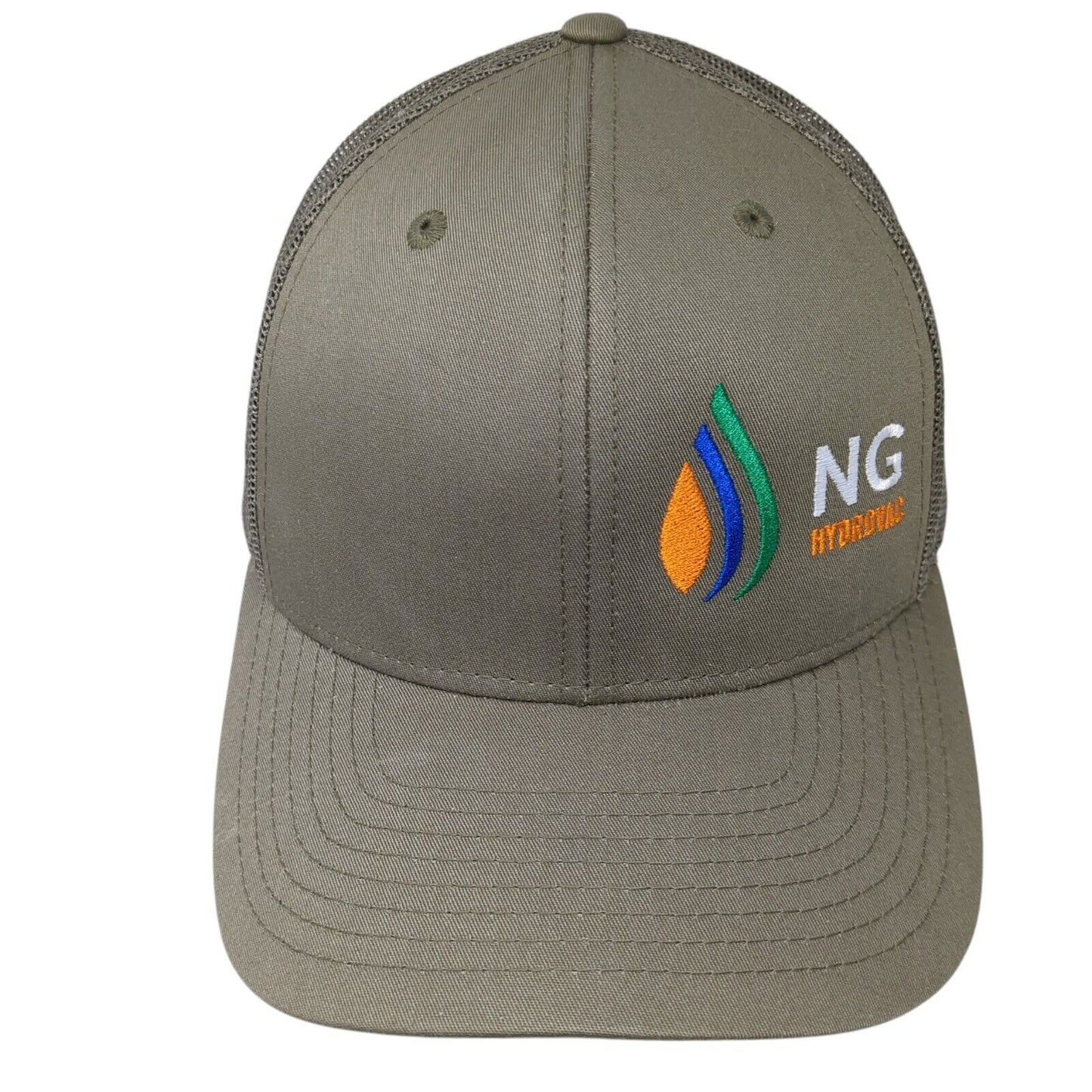 NG Hydrovac Snapback Trucker Hat Green One Size Adjustable Mesh Back Richardson