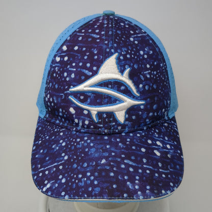 Loco Kaile Snapback Hat Blue One Size Adjustable Embroidered Mesh Back