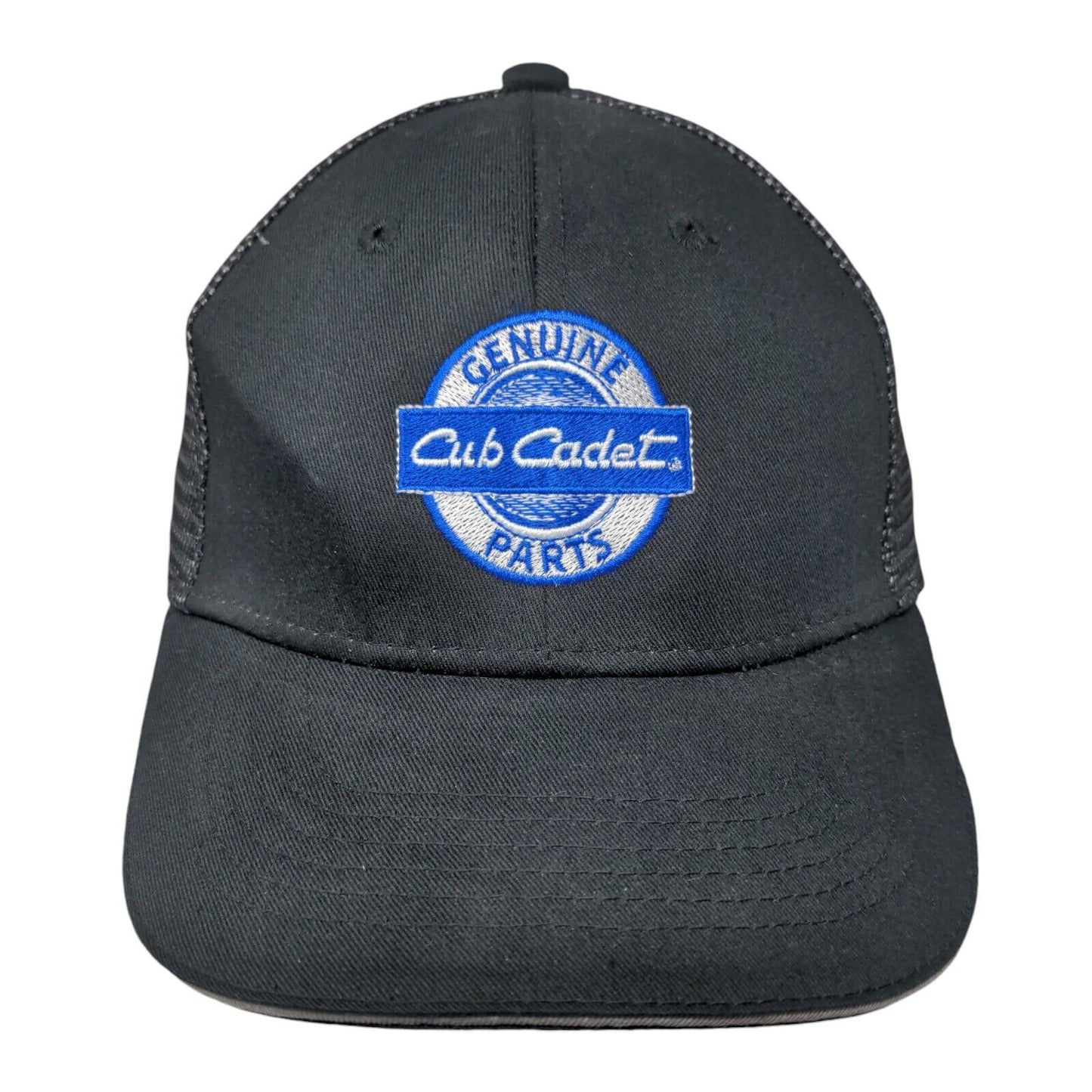 Cub Cadet Genuine Parts Snapback Mesh Back Trucker Hat Black One Size