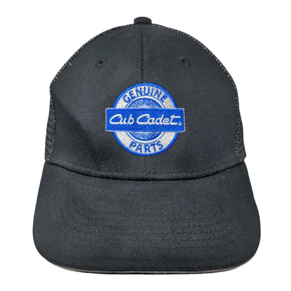 Cub Cadet Genuine Parts Snapback Mesh Back Trucker Hat Black One Size