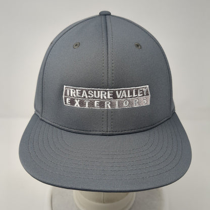 Treasure Valley Exteriors Fitted Hat Gray L/XL Embroidered PTS 20 Richardson