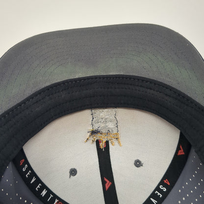 Skull King Fitted Hat Multi XL Embroidered Laser Cut Pacific Headwear