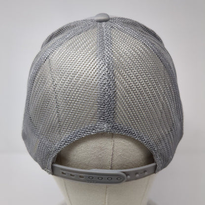 RH Snapback Rope Trucker Hat Gray One Size Embroidered Letter Otto