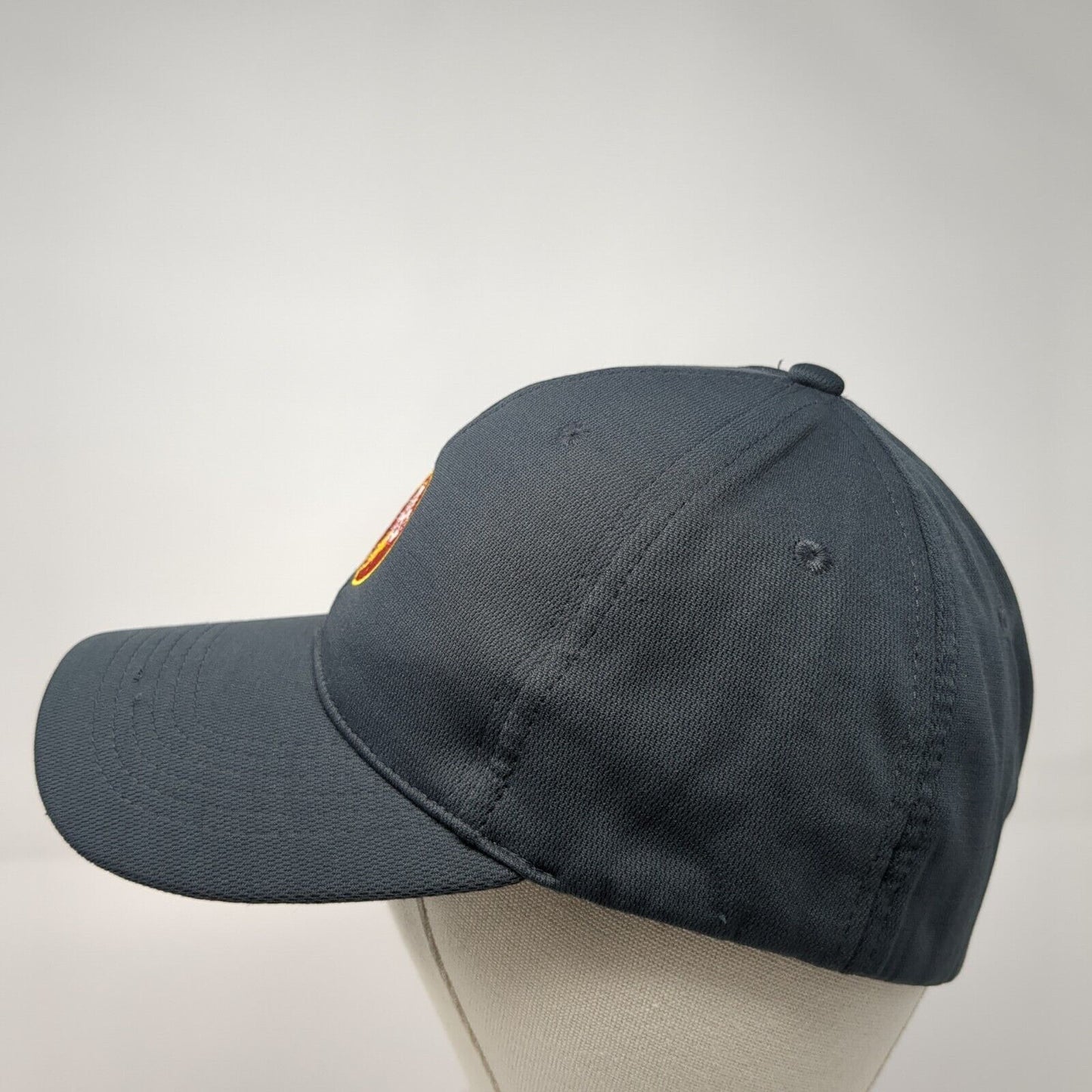 Ono Gelato Ice Cream Fitted Hat Gray S/M Embroidered Stretch 6 Panel