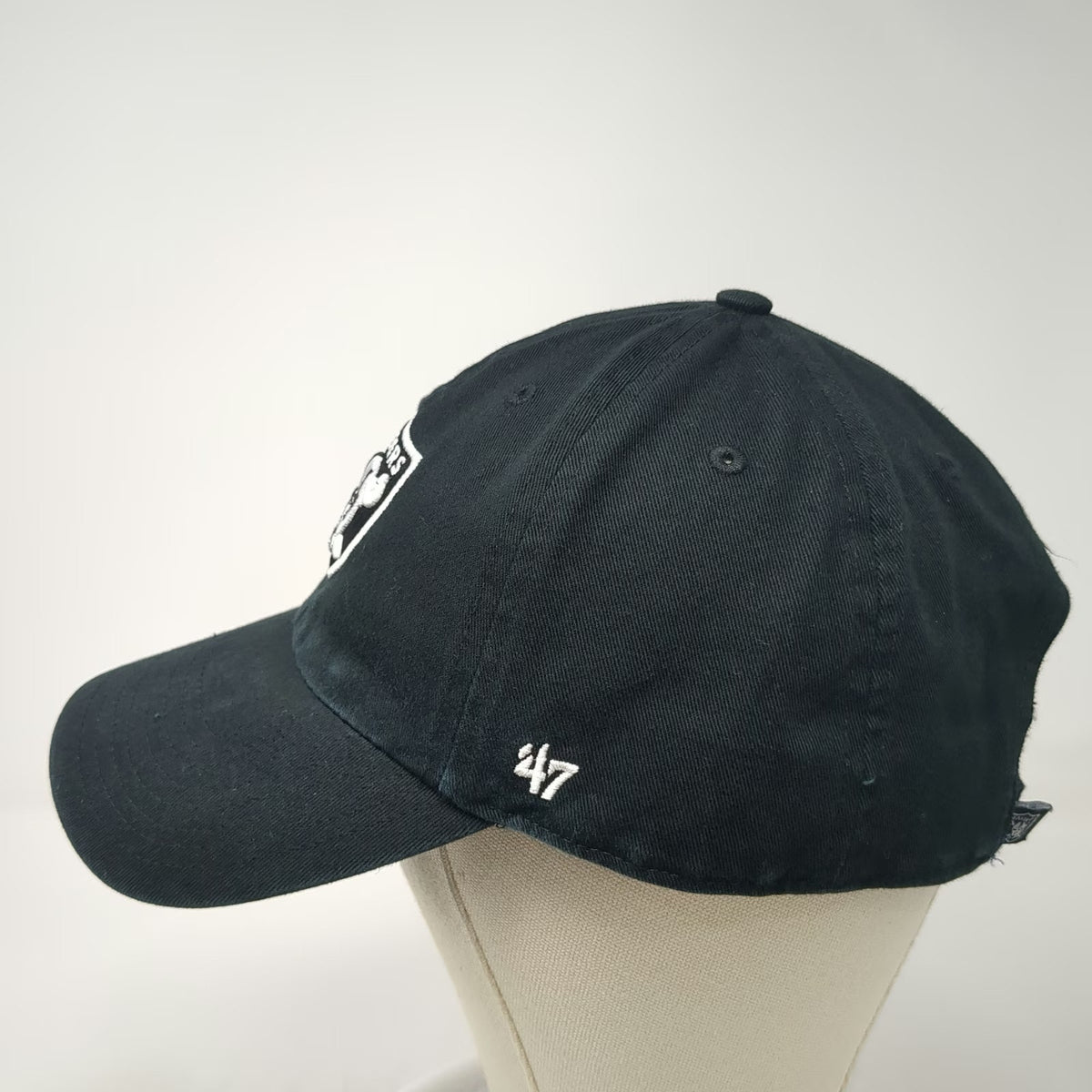 Las Vegas Raiders NFL '47 Cap Black One Size Adjustable Shield Logo Curved Hat