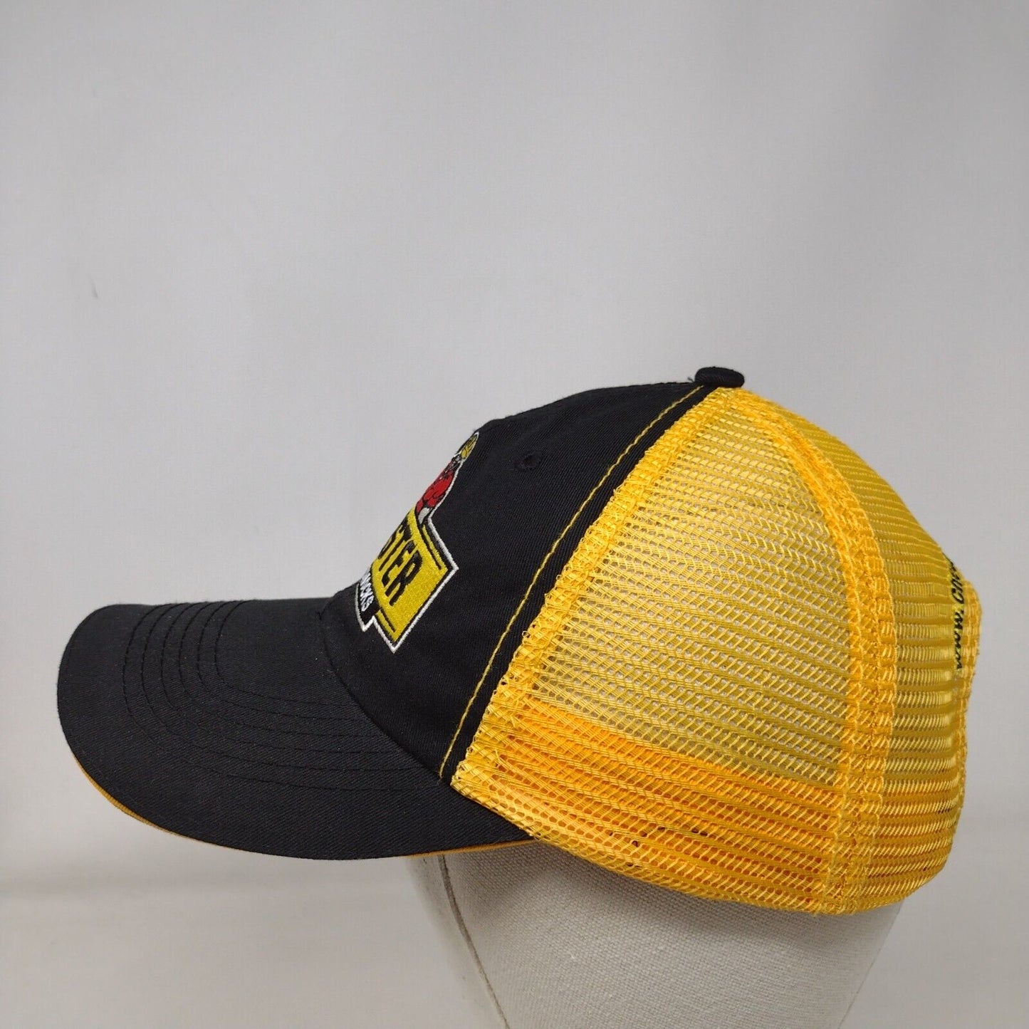 Monster Wheel Chocks Strapback Trucker Hat Multicolor OSFA Mesh Back The Max Hat