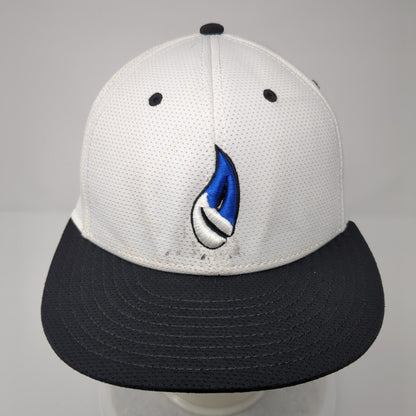 Ignite Fitted Hat White Small Embroidered Logo Colorblock The Game