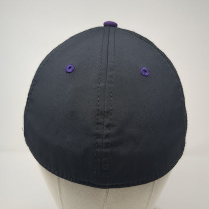 Letter G Fitted Hat Black Small Embroidered Letter Laser Cut The Game