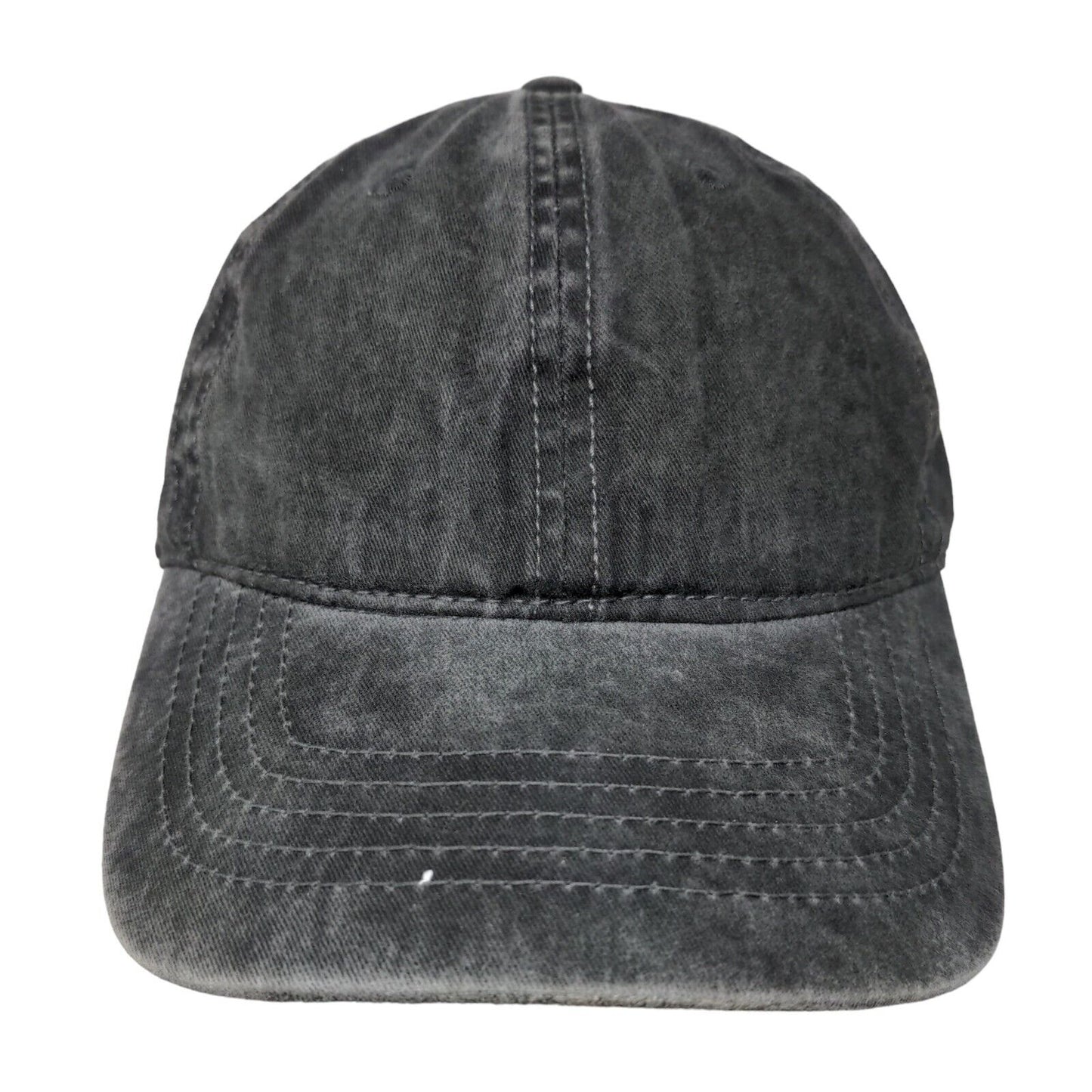 Unbranded Slideback Hat Gray OSFM Solid Adjustable 6 Panel Blank