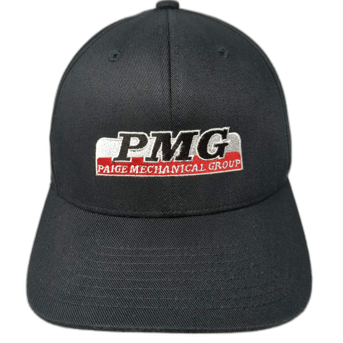 Port Authority Paige Mechanical Group Baseball Cap Black M Fitted Flexfit Hat