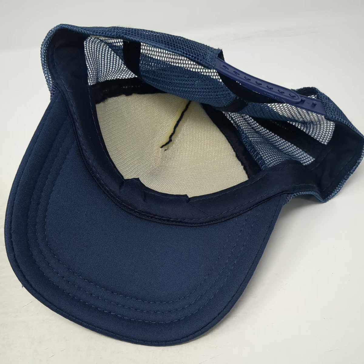 Bumble Social Dating App Logo Blue Trucker Hat One Size Snapback Mesh Foam Cord