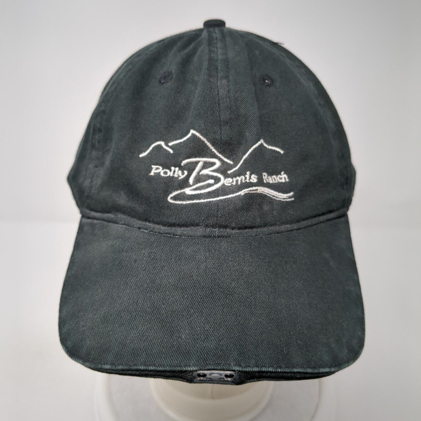 Polly Bemis Ranch Strapback Hat Black One Size Adjustable Torch Cap Outdoor Cap
