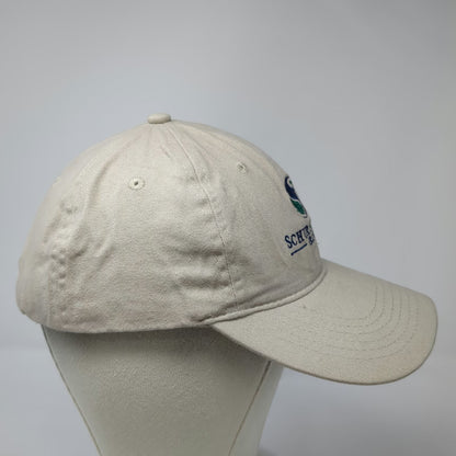 Queensboro Baseball Cap Beige One Size Schur Success Group Logo Adjustable Hat