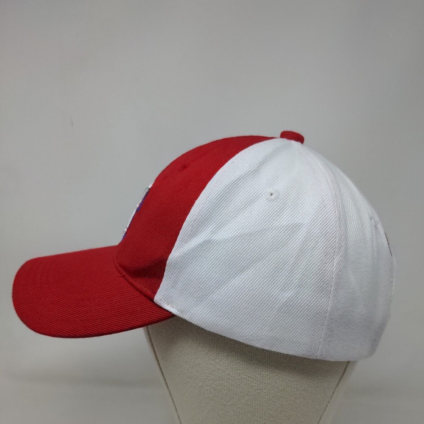 Coca Cola Mens Strapback Hat Multicolor Size OSFM Embroidered Texas Rangers Logo