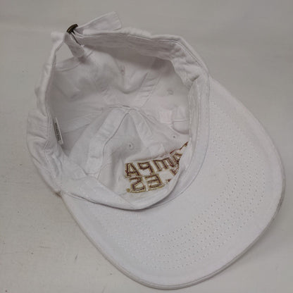 Tampa Seminoles 'Noles Slideback Hat White Embroidered Logo 100% Cotton NCAA