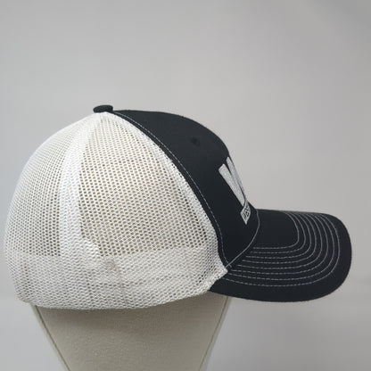 WHJ Western Hunting Journal Trucker Hat Black OS Adjustable Mesh Back Ivory