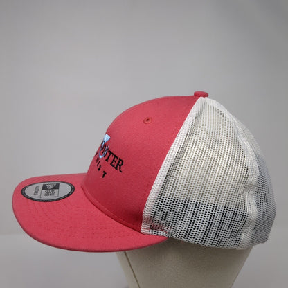 Fishmonster Key West Snapback Trucker Hat Red One Size Mesh Back New Era