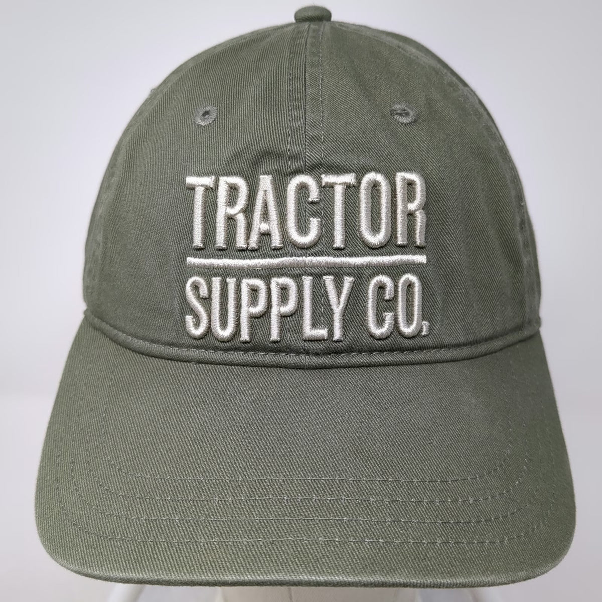 Tractor Supply Co. Snapback Green One Size Hat Embroidered Logo Baseball Cap