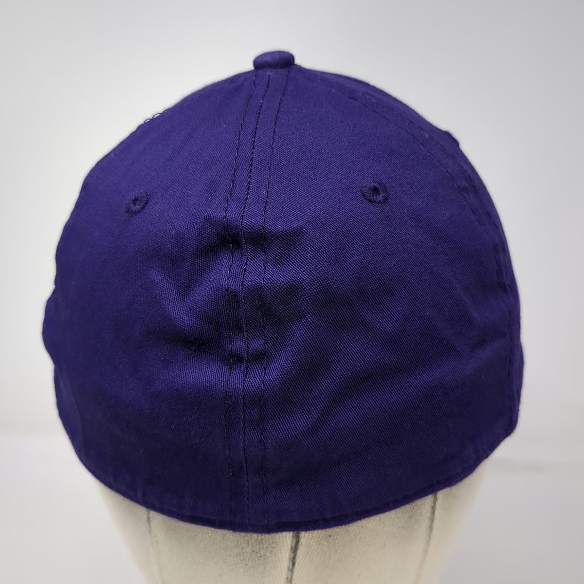New Era Baseball Cap Purple M Stretch Fit 39THIRTY Blank Structured 6 Panel Hat
