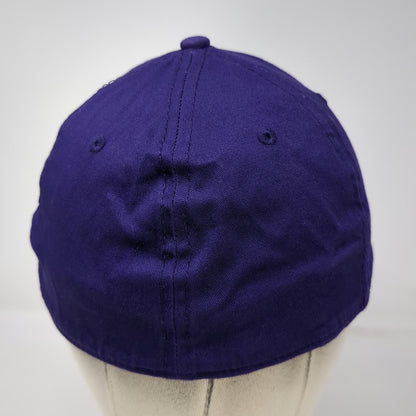 New Era Baseball Cap Purple M Stretch Fit 39THIRTY Blank Structured 6 Panel Hat