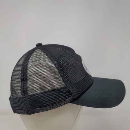 Zyia Active Snapback Mesh Back Trucker Hat Black One Size Adjustable