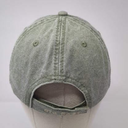 Bourbon St. Est. 1718 Baseball Cap Green One Size Adjustable Embroidered RawMa
